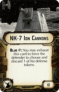 NK-7 Ion Cannons